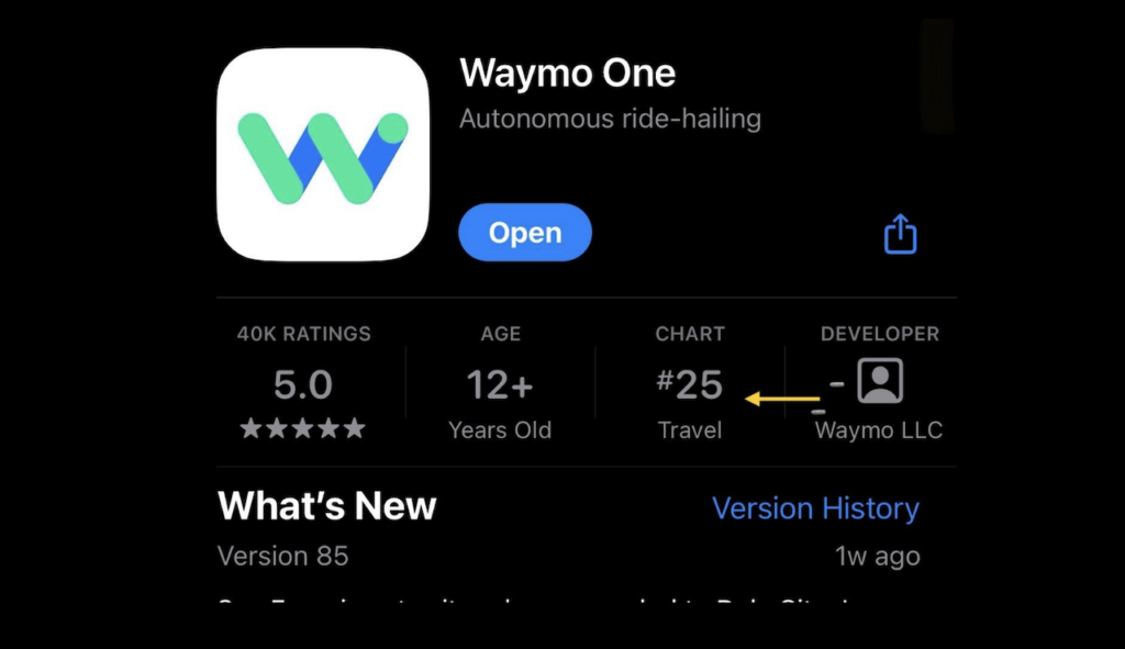 waymo self driving taxi