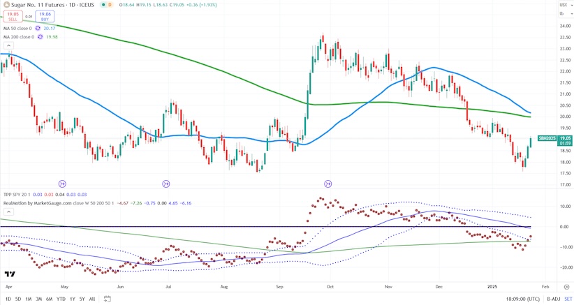 sugar futures trading higher january investing chart