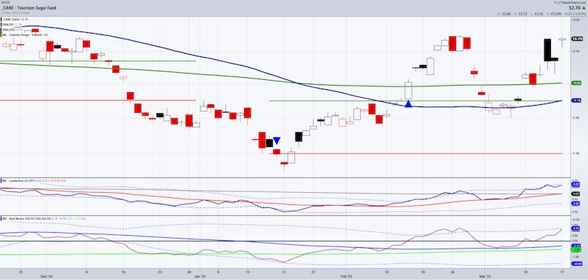 sugar etf trading cup with handle bullish price pattern investing chart march 18